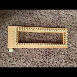 Sock knitting loom and hook